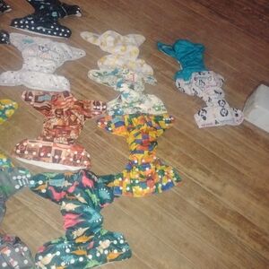 Colorful Cloth Diapers Set